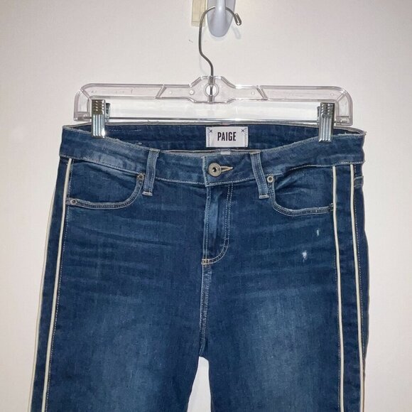 Paige paige verdugo pipink raw hem Womens Size 28 With Side Stripes - Picture 5 of 10